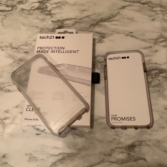 iPhone 6/6S Tech21 Clear Cases - Picture 1 of 6